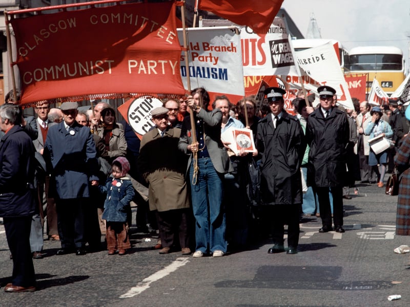 Photograph entitled 'May Day' taken by Eric Watt about May 1977