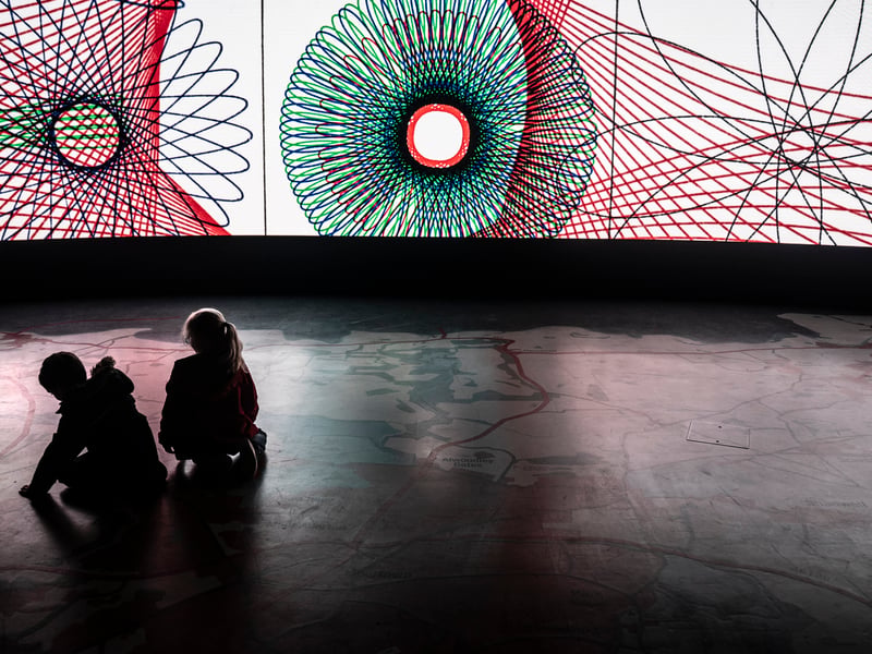 People view Spirograph Reimagined by Lesley Halliwell & William Card.