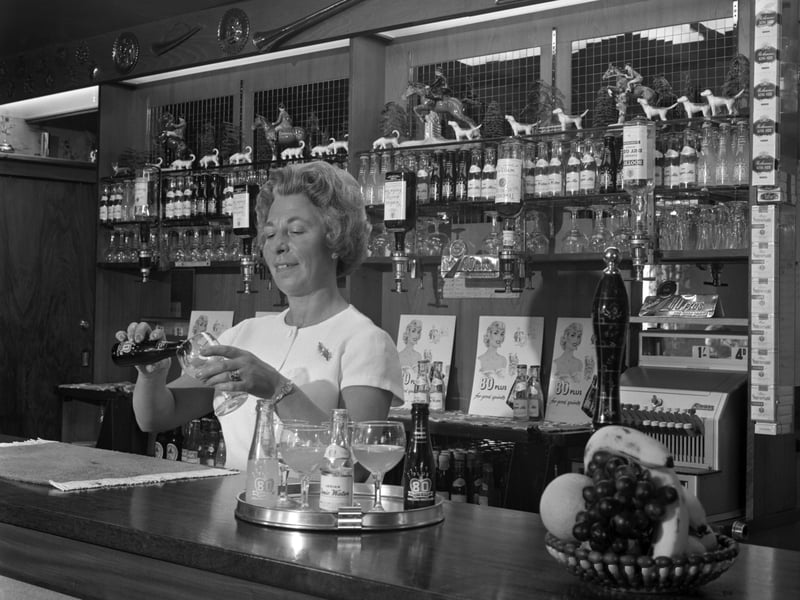 The Cavalier pub, in Ravenfield, near Rotherham, South Yorkshire, in 1963