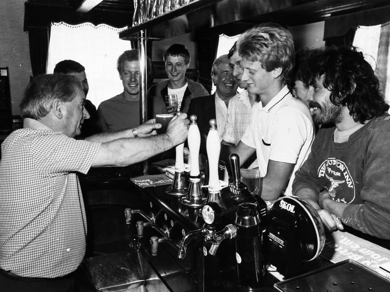 The White Cross pub in Guiseley, Leeds, in 1985