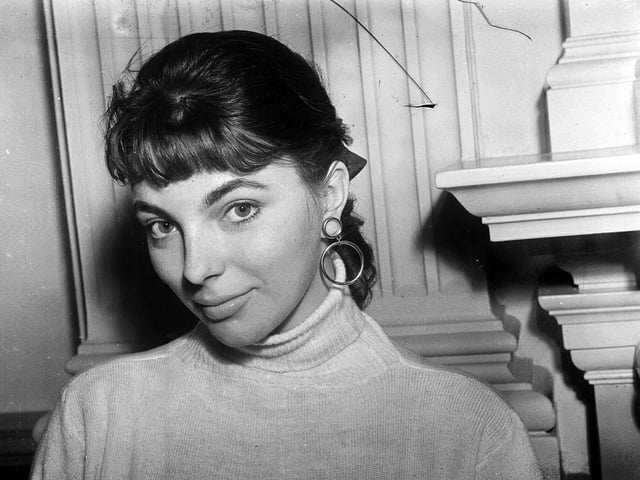 Film star Joan Collins in Edinburgh in 1953.