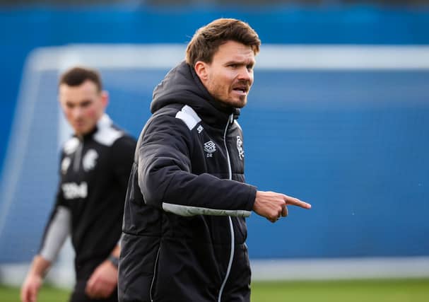 Rangers head coach Danny Röhl has named his starting XI to face SK Brann in the Europa League this evening. Cr: SNS Group.