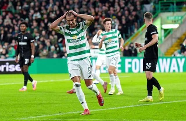 Here's how we rated the Celtic players' performance in the Europa League clash with Sturm Graz. Cr: PA.