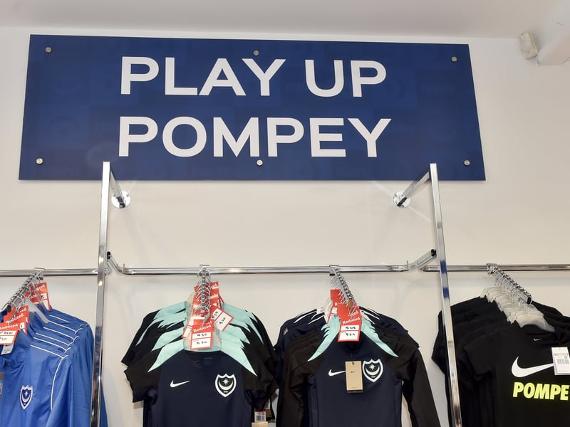 The Pompey Pop-up shop opened on Friday, October 24 with a number of exclusive outlet deals.
