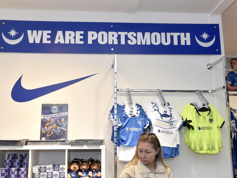 A shopper peruses the offering at the Pompey pop-up store.