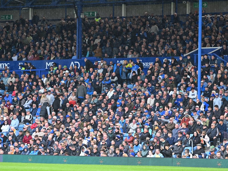Pompey fans backed their team in the 1-0 defeat by Stoke City today.