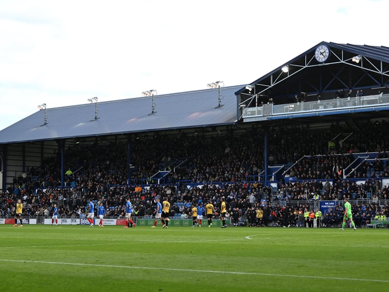 Pompey fans backed their team in the 1-0 defeat by Stoke City today.