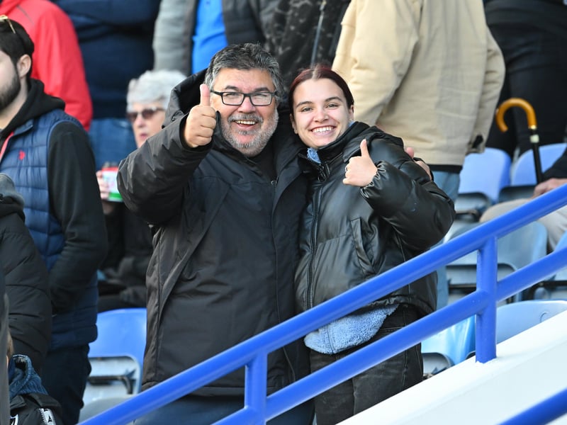Pompey fans backed their team in the 1-0 defeat by Stoke City.