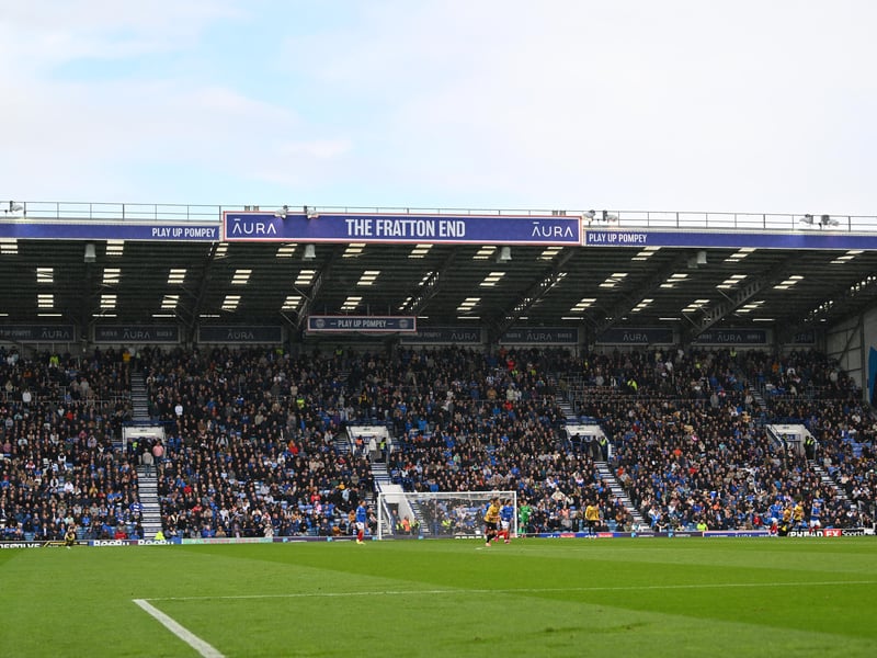 Pompey fans backed their team in the 1-0 defeat by Stoke City today.