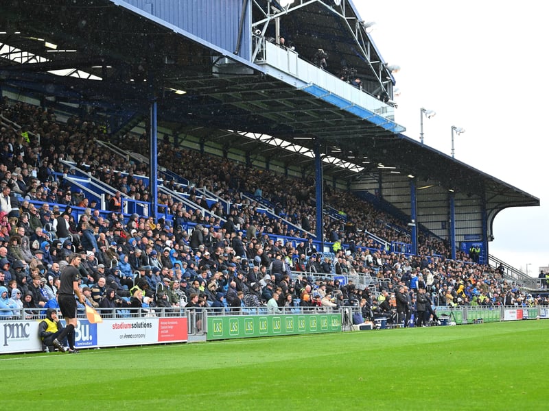 Pompey fans backed their team in the 1-0 defeat by Stoke City today.