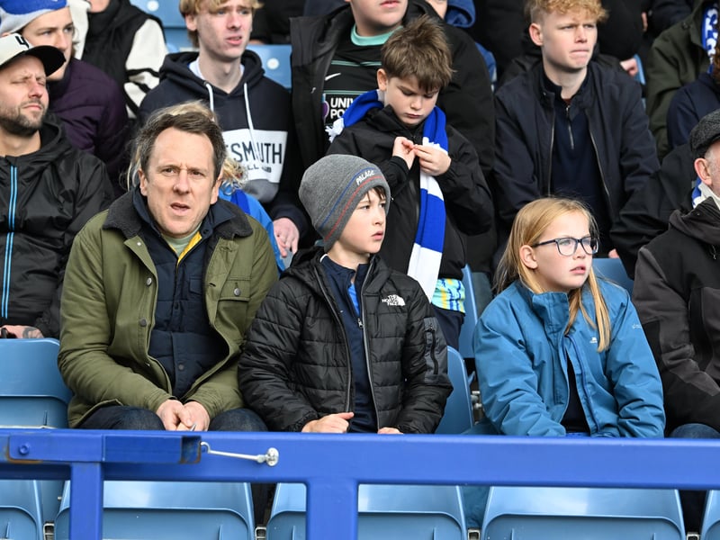 Pompey fans backed their team in the 1-0 defeat by Stoke City today.