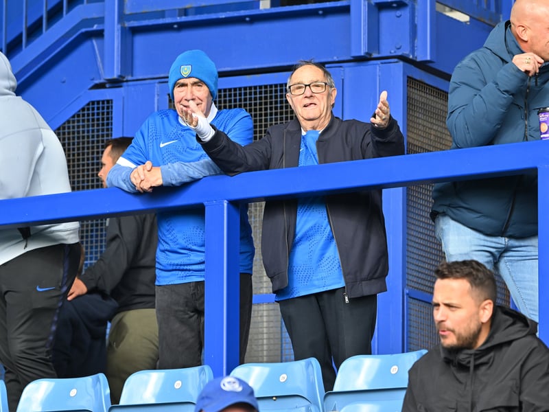 Pompey fans backed their team in the 1-0 defeat by Stoke City.