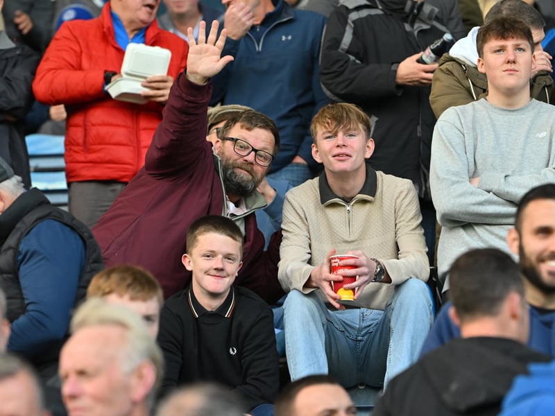 Pompey fans backed their team in the 1-0 defeat by Stoke City.