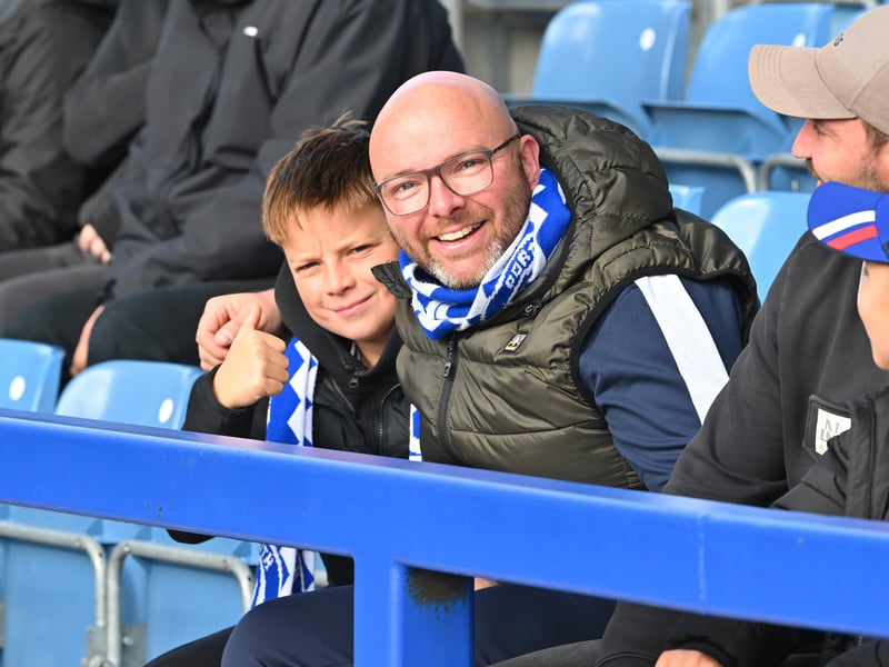 Pompey fans backed their team in the 1-0 defeat by Stoke City.