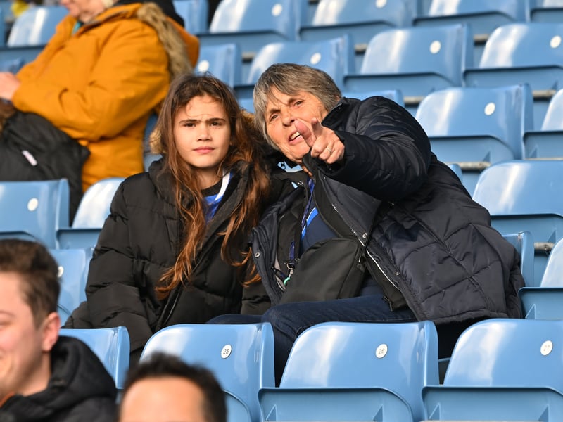 Pompey fans backed their team in the 1-0 defeat by Stoke City.