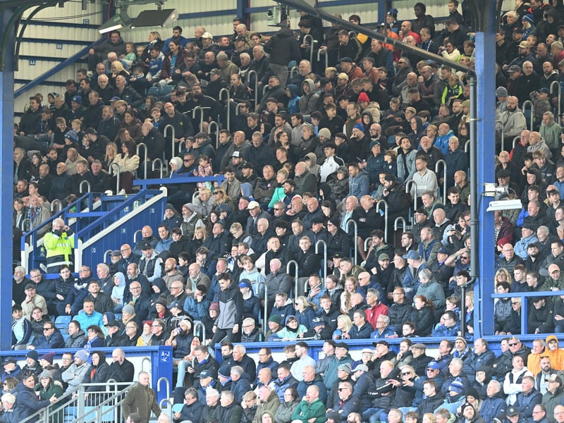 Pompey fans backed their team in the 1-0 defeat by Stoke City today.
