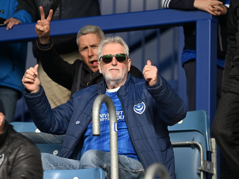 Pompey fans backed their team in the 1-0 defeat by Stoke City.