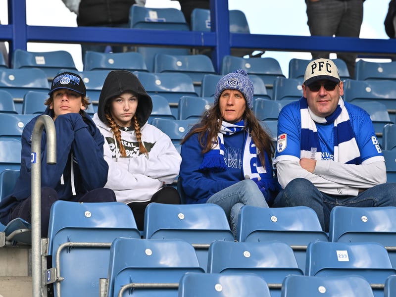 Pompey fans backed their team in the 1-0 defeat by Stoke City.