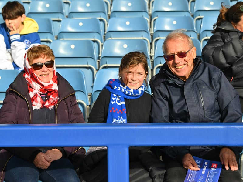 Pompey fans backed their team in the 1-0 defeat by Stoke City.