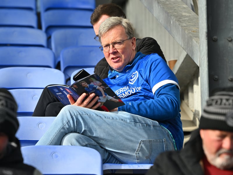 Pompey fans backed their team in the 1-0 defeat by Stoke City.