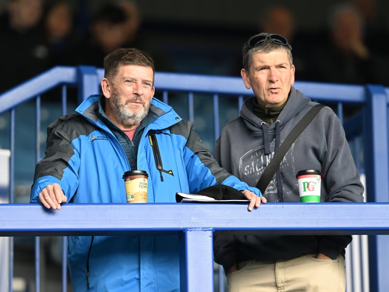 Pompey fans backed their team in the 1-0 defeat by Stoke City.