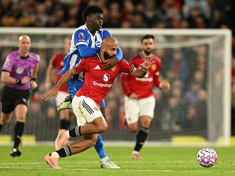 Scored twice on Saturday as Manchester United beat Brighton 4-2.