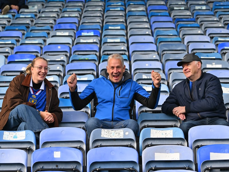 Pompey fans backed their team in the 1-0 defeat by Stoke City.