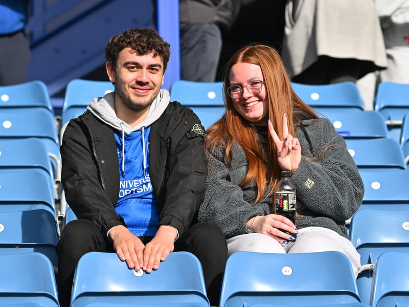 Pompey fans backed their team in the 1-0 defeat by Stoke City.