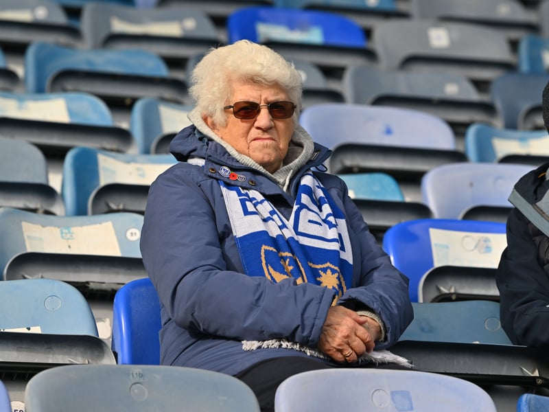Pompey fans backed their team in the 1-0 defeat by Stoke City.