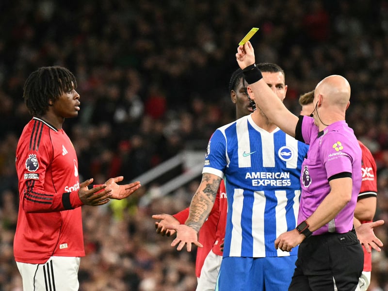 11 yellow cards, 1 red card