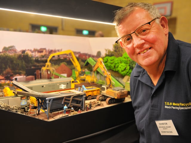 Leeds Model Railway Society Exhibition at The Grammar School at Leeds.
