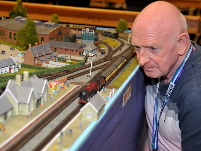 Leeds Model Railway Society Exhibition at The Grammar School at Leeds.

