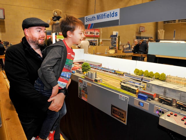 Leeds Model Railway Society Exhibition at The Grammar School at Leeds.
