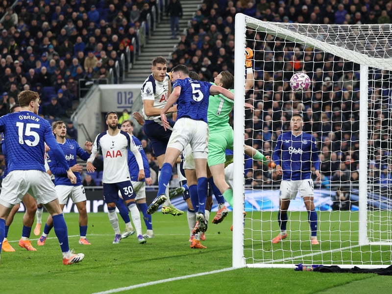 Scored twice as Spurs won 3-0 at Everton on Sunday, with a clean sheet to boot.