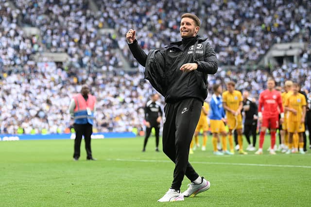 Brighton boss Fabian Hurzeler takes his team to face Arsenal in the Carabao Cup