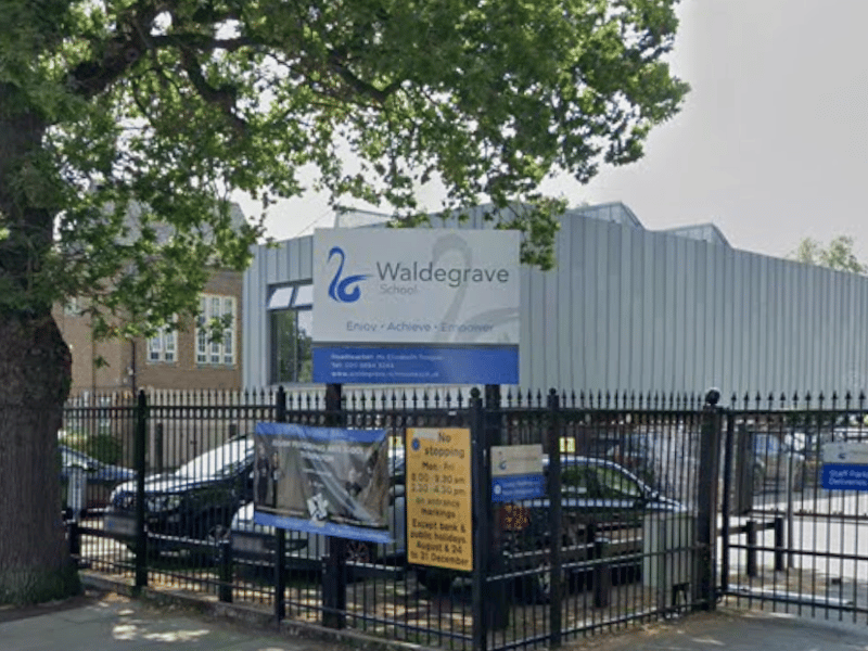 Waldegrave is a girls’ secondary academy with a mixed sixth form in Twickenham, London. It was most recently rated ‘outstanding’ overall by Ofsted.
In the 2024/25 school year, it had an Attainment 8 score of 67.2 – compared to a local average of 56.4 and a national average of 45.9.