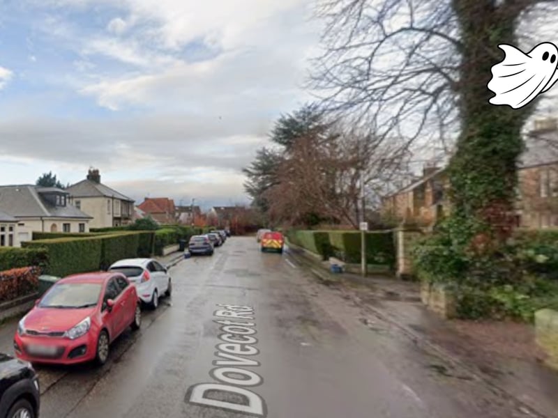 Legend has it that a sycamore tree once stood on Corstorphine's Dovecot Road and was the place where a woman stabbed her lover to death while defending herself. She was sentenced to death and her ghost still returns to the scene brandishing the murder weapon.