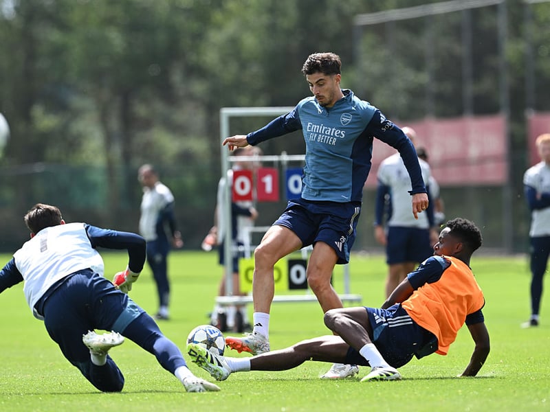 The German international continues his recovery from minor knee surgery and is closing in on a return