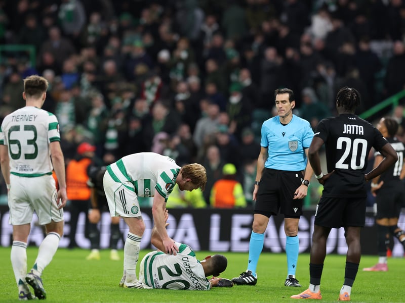 The American centre-back could miss the rest of the season with an Achilles injury. He won't be available for the game with Dundee United.