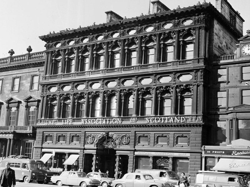 The Life Association of Scotland building on Princes Street in October 1966.