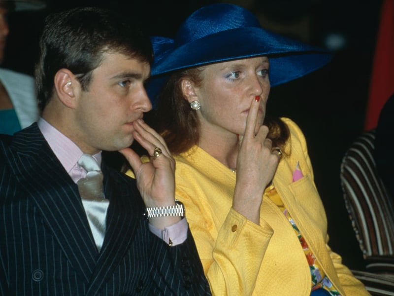 The then Duke and Duchess of York in Canada in 1987