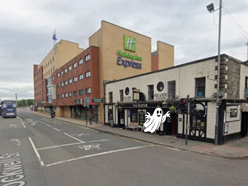 The Scotia Bar, on Stockwell Street, is one of Glasgow's oldest bar so it's a classic spot for spirits of both varieties. It's said to be haunted by a former landlord who hung himself in the beer cellar in the 1970s. There's also a green lady (the ghost of a woman wearing a green dress) who has been spotted behind the bar and visiting psychics have claimed to have made contact with other otherworldly regulars.