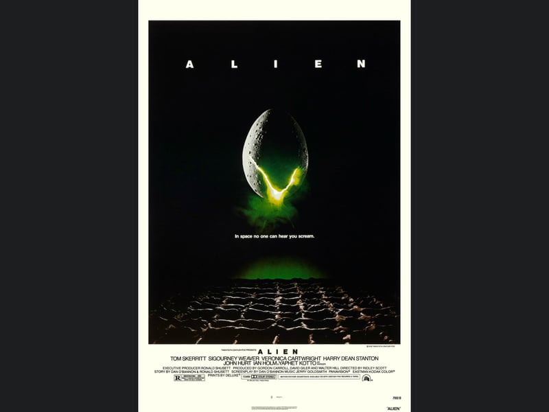 Coming in a very close first place as the UK’s most popular horror film is Ridley Scott’s sci-fi horror ‘Alien’. Starring Sigourney Weaver as the iconic Ripley, this film is sent aboard a spacecraft which intercepts a distress signal and decides to investigate. 