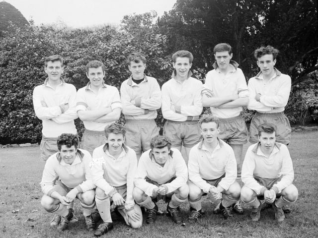 Portobello Thistle football team in April 1963.