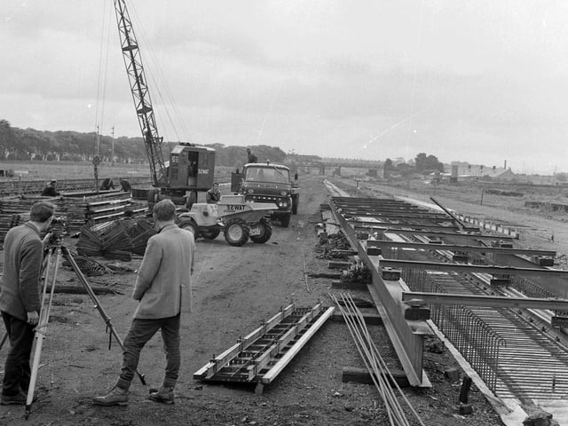 Working at the Freightline Terminals at Portobello in August 1967.