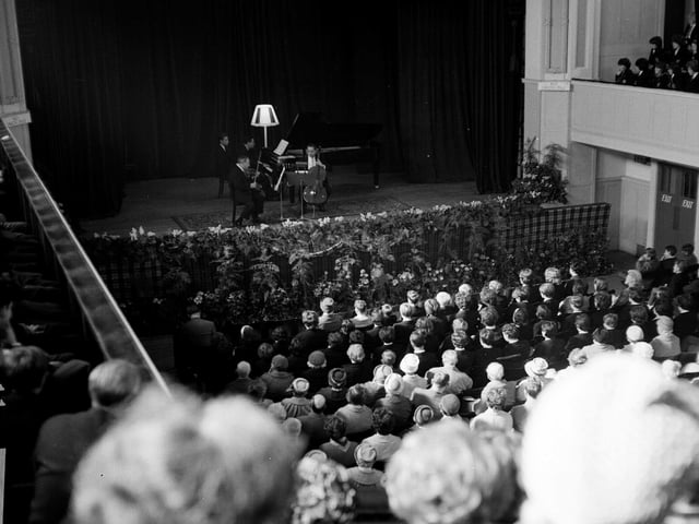 Classical violinist Isaac Stern gave a concert in Portobello Town Hall when he appeared during the Edinburgh International Festival 1963.