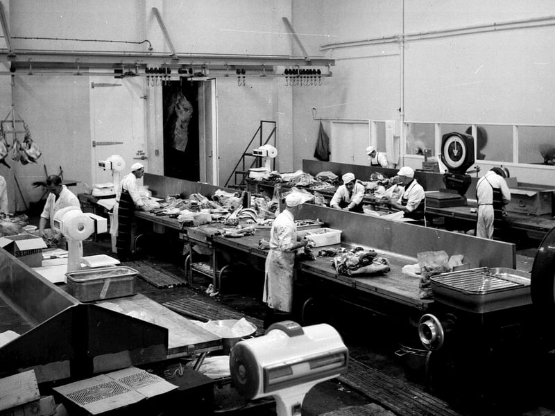Campbell Brothers Ltd Family Butchers at Portobello in August 1965.