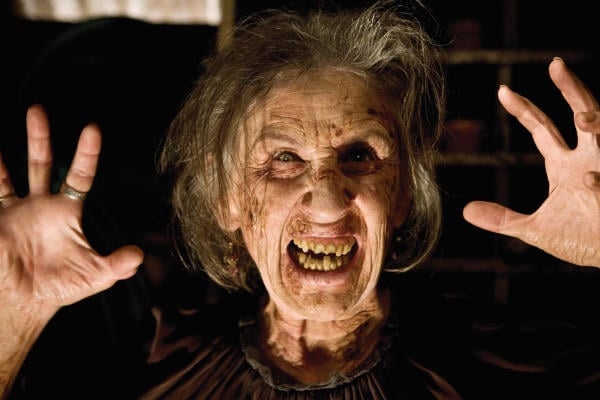 Sam Raimi classic Drag Me to Hell was an instant hit on its 2009 release. It tells the story of a loans officer who is cursed when she refuses to extend an elderly woman's mortgage. The title tells you what happens next. It also has 23 jump scares.