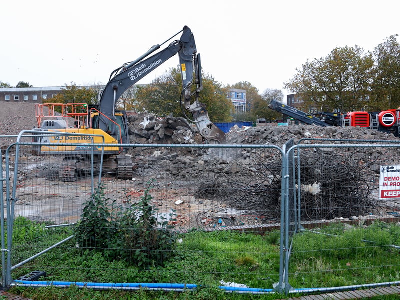 Demolition site at Gosport bus station 

Picture: Chris Moorhouse (291025-14)