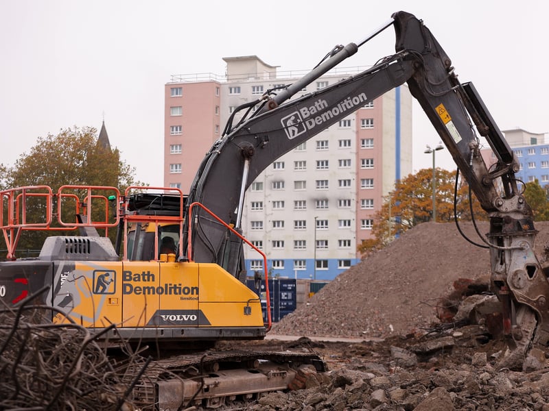 Demolition site at Gosport bus station 

Picture: Chris Moorhouse (291025-14)